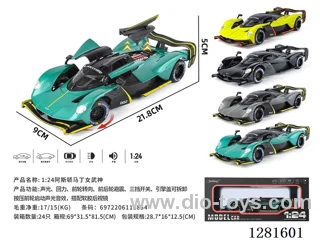 1:24 pull back alloy car W L/M included battery