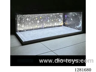 1:64 Model Garage Scene Parking Lot - Starry Sky Edition (Assembly Kit)