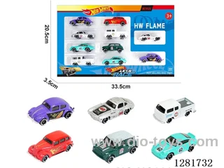 1:64 free wheel alloy car