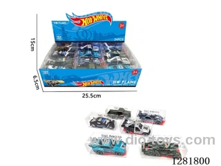 1:64 free wheel alloy car 24PCS