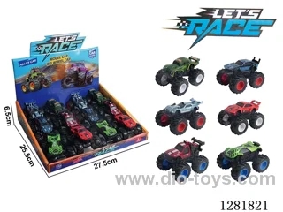 1:64 inertia alloy car 12PCS