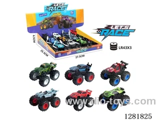 1:64 inertia alloy car 12PCS