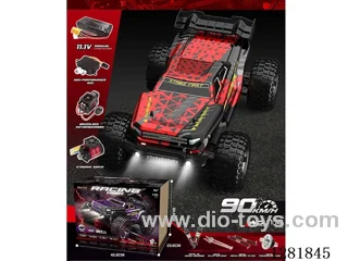 1:10 2.4G Brushless Full-Scale Speed Car - Premium Edition with Lights included battery