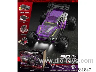 1:10 2.4G Brushless Full-Scale High-Speed Car - Premium Edition with Lights included battery