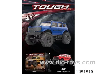 1:20 2.4G Full-Scale Rock Crawler with Lights included battery