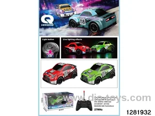Q-version rally car remote control with lights (with TRY ME lights)