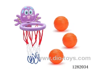 Bathroom Basketball Set (Includes 3 Balls)