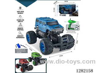 1:6 4ch 2.4G RC car with light/spray included battery