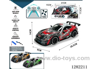 1:16 4ch 27MHz RC car with light included battery