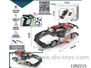 1:8 4ch 2.4G RC car with light/spray included battery