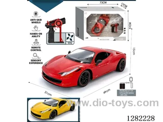 1:8 4ch 27MHz RC car with light included battery