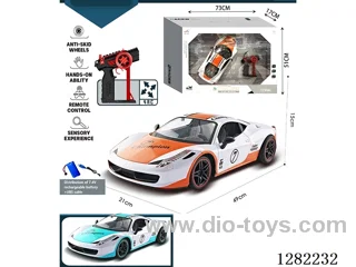 1:8 4ch 27MHz RC car with light included battery