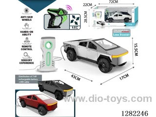 1:8 2.4G RC alloy car with light included battery