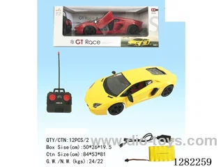 1:10 4ch 27MHz RC car with light included battery