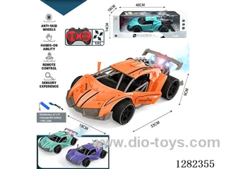 1:14 4ch 27MHz RC car with light/spray included battery