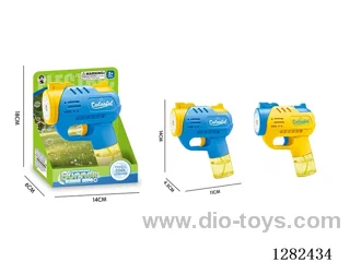 6-Hole Bubble Gun 35ML (Batteries Not Included)