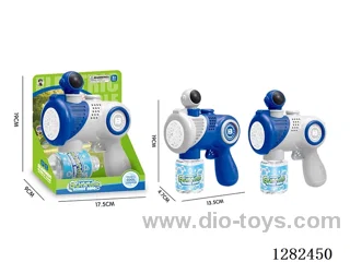 10-Hole Bubble Gun, 85ML (Batteries Not Included)
