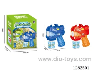 Electric Light-Up Small Multi-Hole Dinosaur Bubble Gun 70ML (Batteries Not Included)
