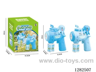 Light-Up Octopus Bubble Gun (70ml) - Battery Not Included