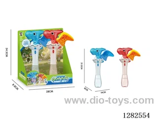 Dinosaur Remote-Controlled Bubble Machine (Batteries Not Included)