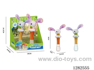 Remote-Controlled Bunny Bubble Duel Machine (Batteries Not Included)