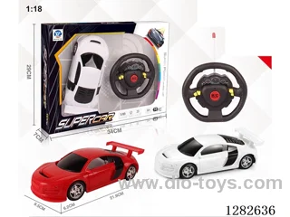 1:18 4ch rc car with light not included battery