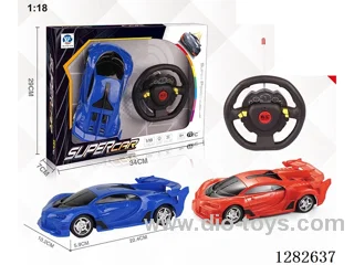 1:18 4ch rc car with light not included battery