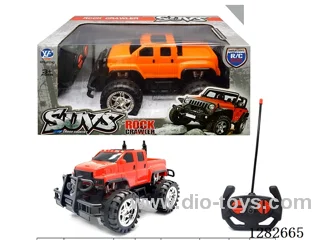 1:18 4ch rc car with light not included battery