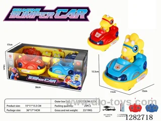4ch 27MHZ RC Bumper Cars included battery
