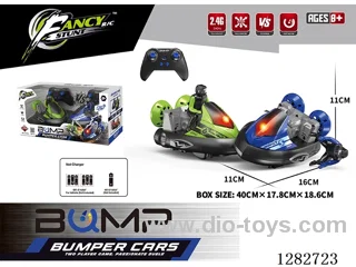 RC Bumper Cars (battery not Included)