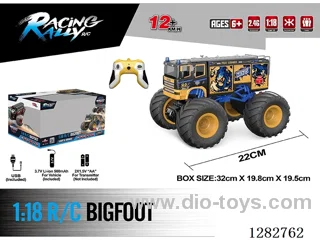 1:18 RC car W L/M included battery
