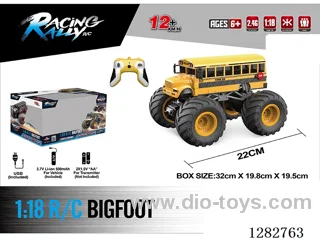 1:18 RC car W L/M included battery