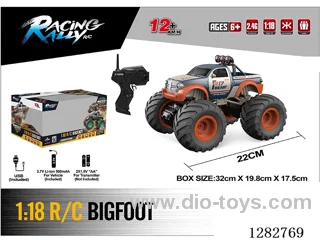 1:18 RC car included battery