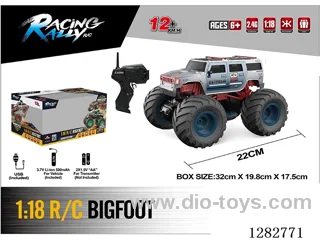 1:18 RC car included battery