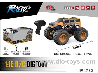 1:18 RC car included battery