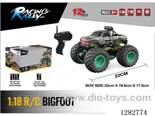 1:18 RC car not included battery