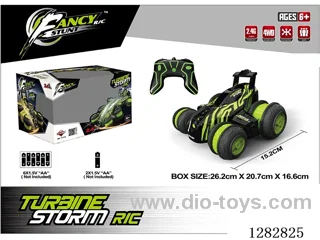 Sideways RC stunt car (battery not included)