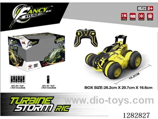 Sideways RC stunt car (battery not included)