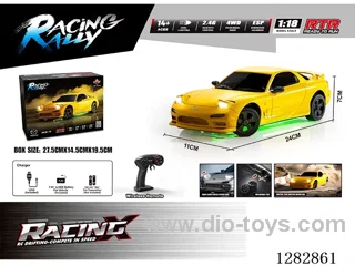 1:18 rc car included battery