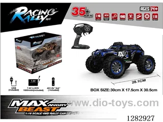 1:18 rc car included battery