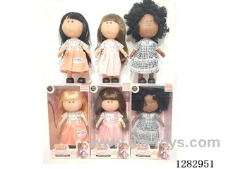 10-inch Vinyl Potato Doll - Random Hair Color Combinations