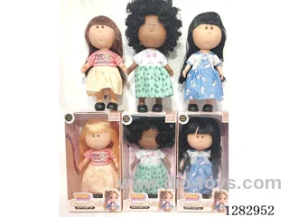 10-inch Vinyl Potato Doll - Random Hair Color Combinations