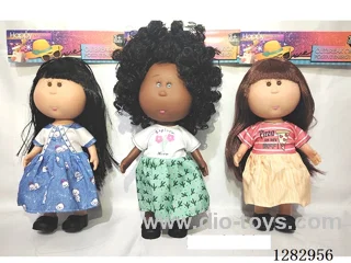 10-inch Vinyl Potato Doll - Random Hair Color Combinations