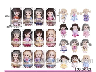 6-inch Solid-Body Dolls, 12 Styles, Assorted