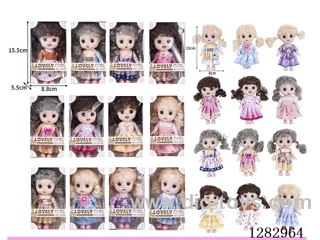 6-inch Hollow-Body Dolls, 12 Styles, Assorted