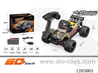 1:18 2.4G Brushless Full-Scale High-Speed Car with Light Included Battery