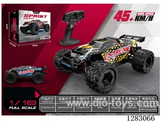 1:18 2.4G Brushed Full-Scale High-Speed Car with Light Included Battery