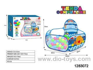 sea theme 1.2m tent toy(50balls) in window box