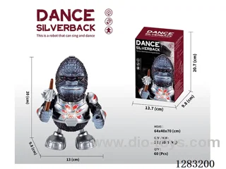 B/O dancing robot W L/M not included battery