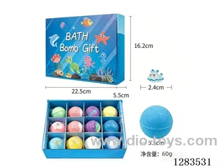 Ocean Bath Ball Set, 60g x 12